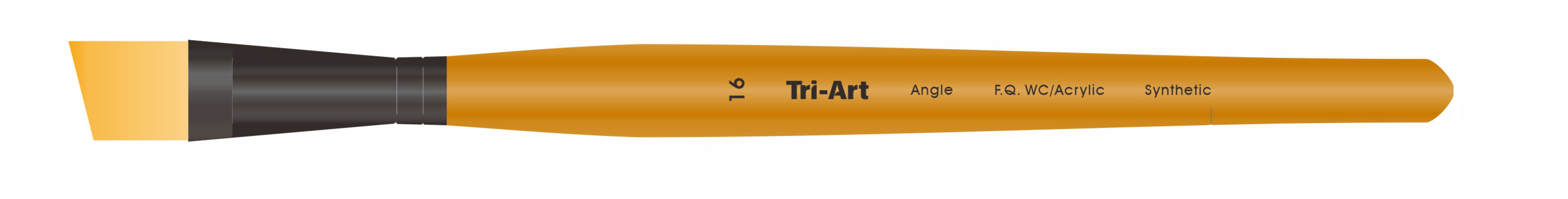 Tri-Art Artist Brushes - Short Synthetic - WC/Acryl - Angle - 16 - Art Noise