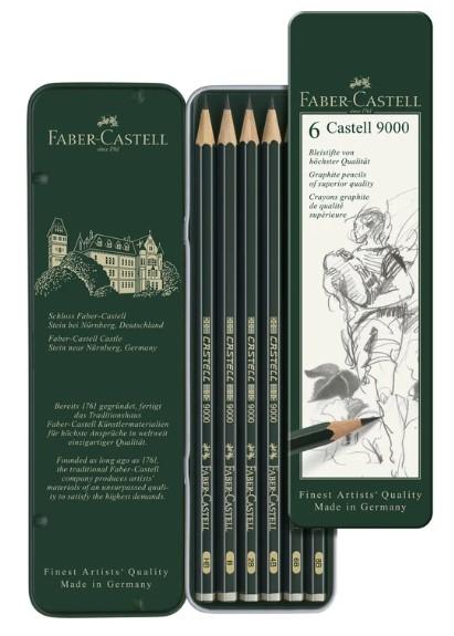 Faber-Castell - CASTELL 9000 Graphite Pencil - Sets - Art Noise