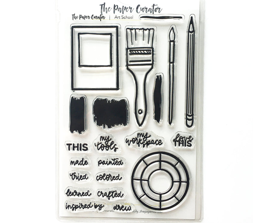 The Paper Curator - Art School 4x6" Stamp - Art Noise