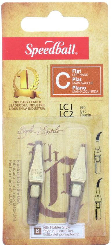 Speedball - Left Handed C-Style Dip Pen Nib Sets - Art Noise Speedball - Left Handed C-Style Dip Pen Nib Sets Speedball Dip Pens art-noise.myshopify.com speedball-left-handed-c-style-dip-pen-nib-sets