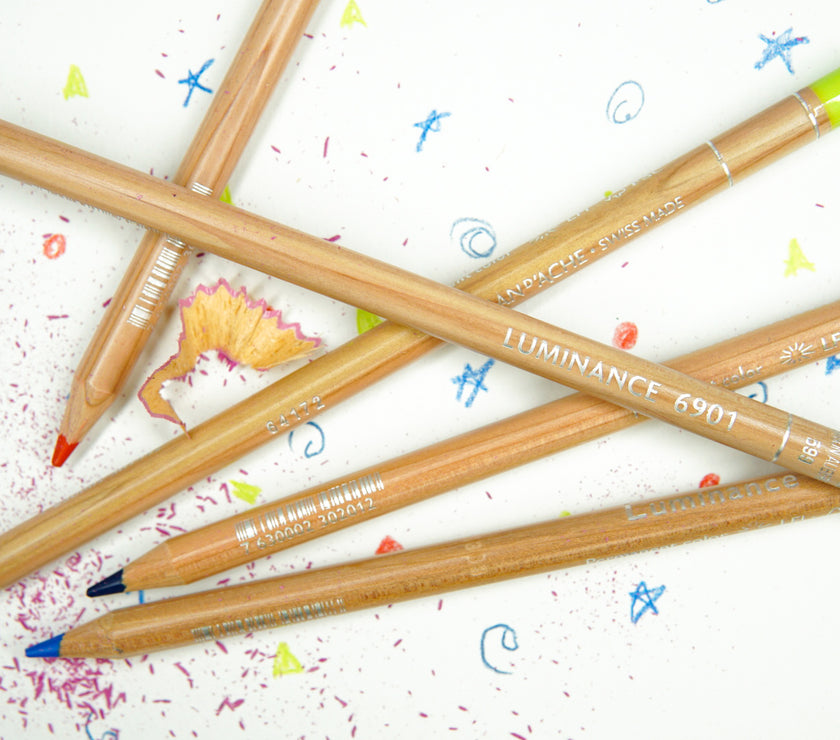 Caran d'Ache - Luminance Coloured Pencil - Greens and Blues - Art Noise