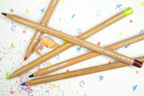 Caran d'Ache - Luminance Coloured Pencil - Greens and Blues