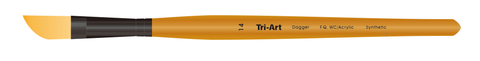 Tri-Art Artist Brushes - Short Synthetic - WC/Acryl - Dagger - 14 - Art Noise Tri-Art Artist Brushes - Short Synthetic - WC/Acryl - Dagger - 14 Tri-Art Mfg. Paint Brushes art-noise.myshopify.com tri-art-artist-brushes-short-synthetic-wc-acryl-dagger-14