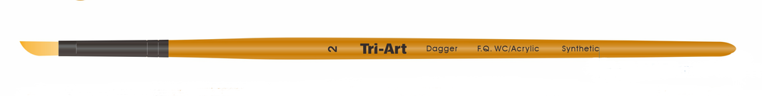 Tri-Art Artist Brushes - Short Synthetic - WC/Acryl - Dagger - 2 - Art Noise