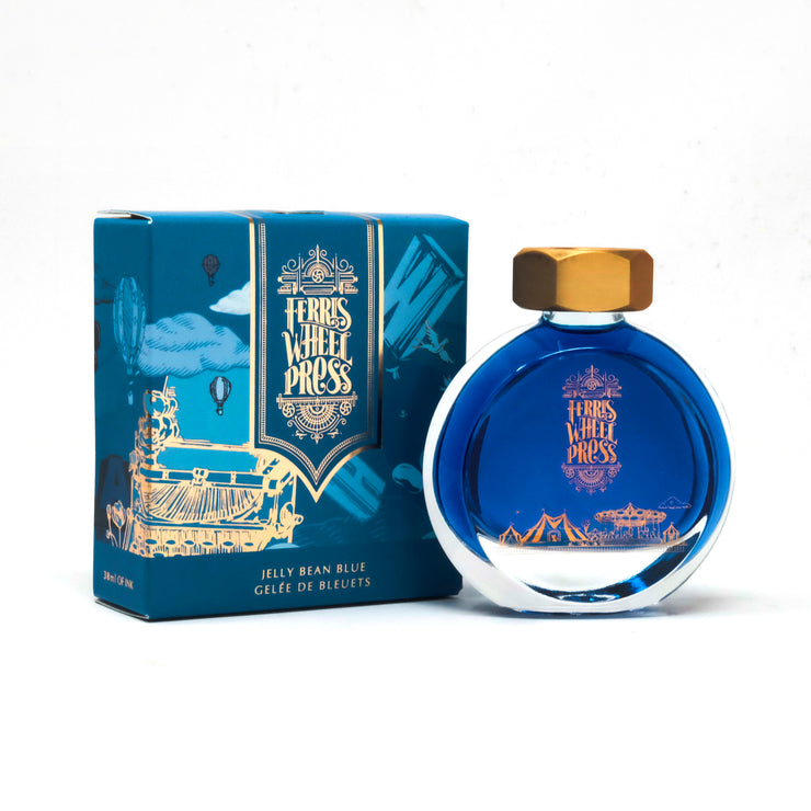 Ferris Wheel Press - 38ml Fountain Pen Ink - Jelly Bean Blue - Art Noise