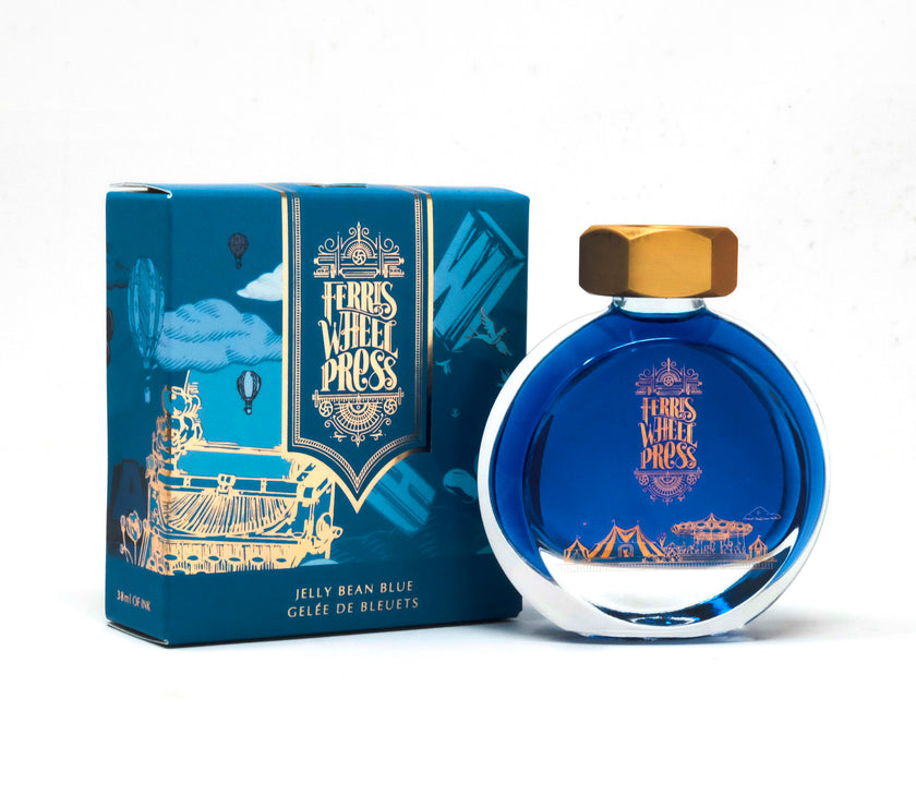 Ferris Wheel Press - 38ml Fountain Pen Ink - Jelly Bean Blue - Art Noise