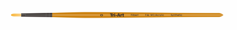 Tri-Art Artist Brushes - Short Synthetic - WC/Acryl - Filbert - 0 - Art Noise