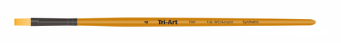 Tri-Art Artist Brushes - Short Synthetic - WC/Acryl - Flat - 4 - Art Noise Tri-Art Artist Brushes - Short Synthetic - WC/Acryl - Flat - 4 Tri-Art Mfg. Paint Brushes art-noise.myshopify.com tri-art-artist-brushes-short-synthetic-wc-acryl-flat-4