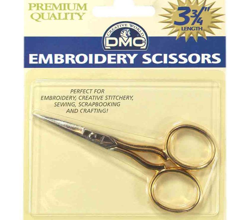 DMC - Gold Handled 33⁄4″ Embroidery Scissors - Art Noise