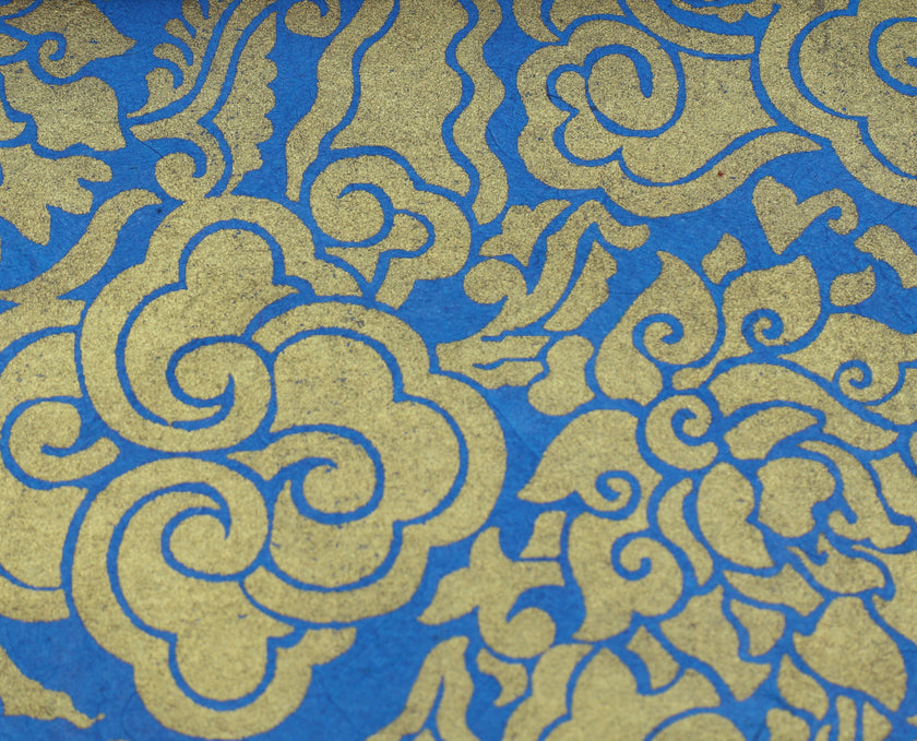 Tibetan Paper & Handicraft - Tibetan Lokta Paper - Pema Tingba Lotus Print - Art Noise