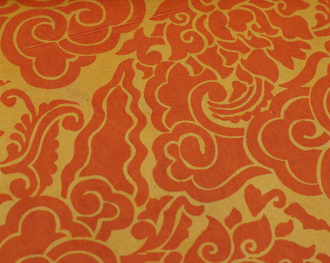 Tibetan Paper & Handicraft - Tibetan Lokta Paper - Pema Tingba Lotus Print - Art Noise