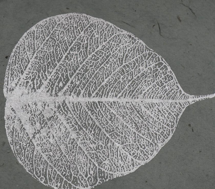 Tibetan Paper & Handicraft - Lokta Paper - Bodhi leaf - 20x30" - Art Noise