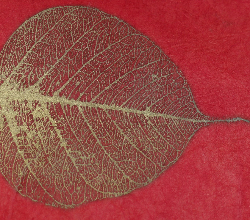 Tibetan Paper & Handicraft - Lokta Paper - Bodhi leaf - 20x30" - Art Noise