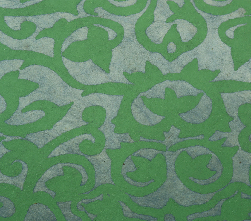 Tibetan Paper & Handicraft - Himalayan Lokta paper - Flower print - 20x30" - Art Noise