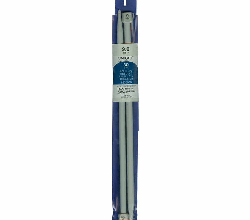 Unique - KNITTING Single Point Knitting Needles 30cm (12″) Plastic - 9mm/US 13 - Art Noise