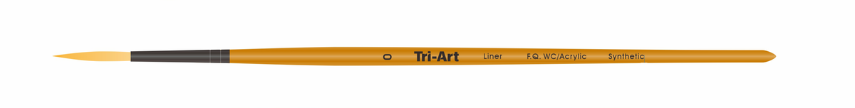 Tri-Art Artist Brushes - Short Synthetic - WC/Acryl - Liner - 0