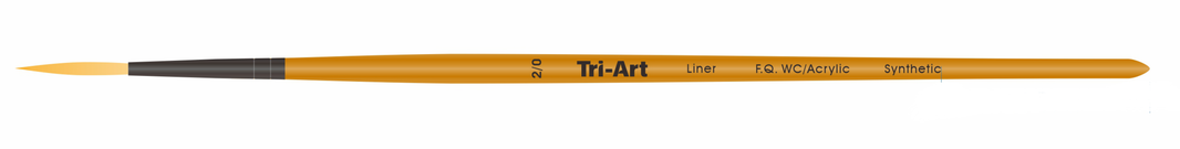 Tri-Art Artist Brushes - Short Synthetic - WC/Acryl - Liner - 2/0 - Art Noise