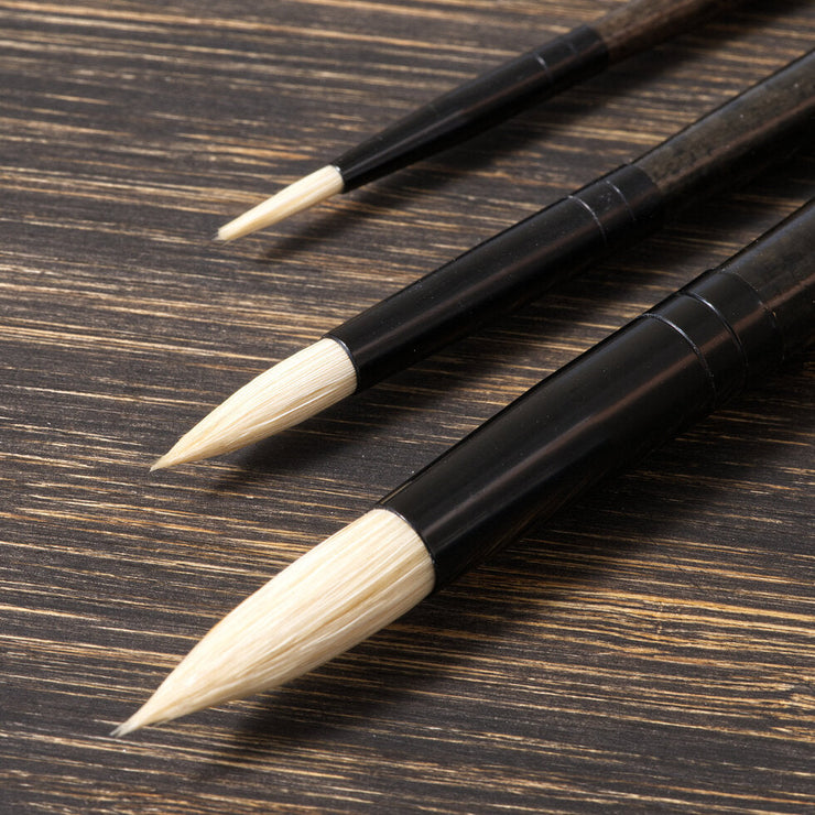 Tri-Art Artist Brushes - Long Handle Natural Bristle - Round - Art Noise