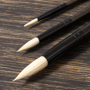 Tri-Art Artist Brushes - Long Handle Natural Bristle - Round - Art Noise