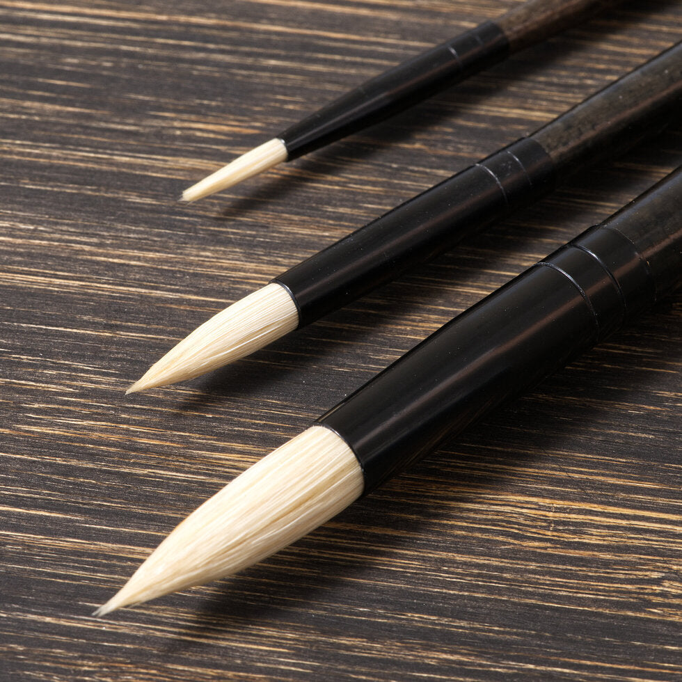 Tri-Art Artist Brushes - Long Handle Natural Bristle - Round - Art Noise
