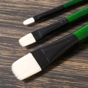 Tri-Art Artist Brushes - Long Handle Soft Synthetic - Filbert - Art Noise