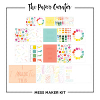 The Paper Curator - Mess Maker Scrapbook Kit - Art Noise