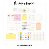 The Paper Curator - Mess Maker Scrapbook Kit - Art Noise