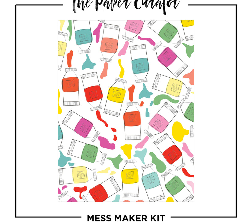 The Paper Curator - Mess Maker Scrapbook Kit - Art Noise