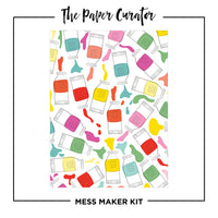 The Paper Curator - Mess Maker Scrapbook Kit - Art Noise