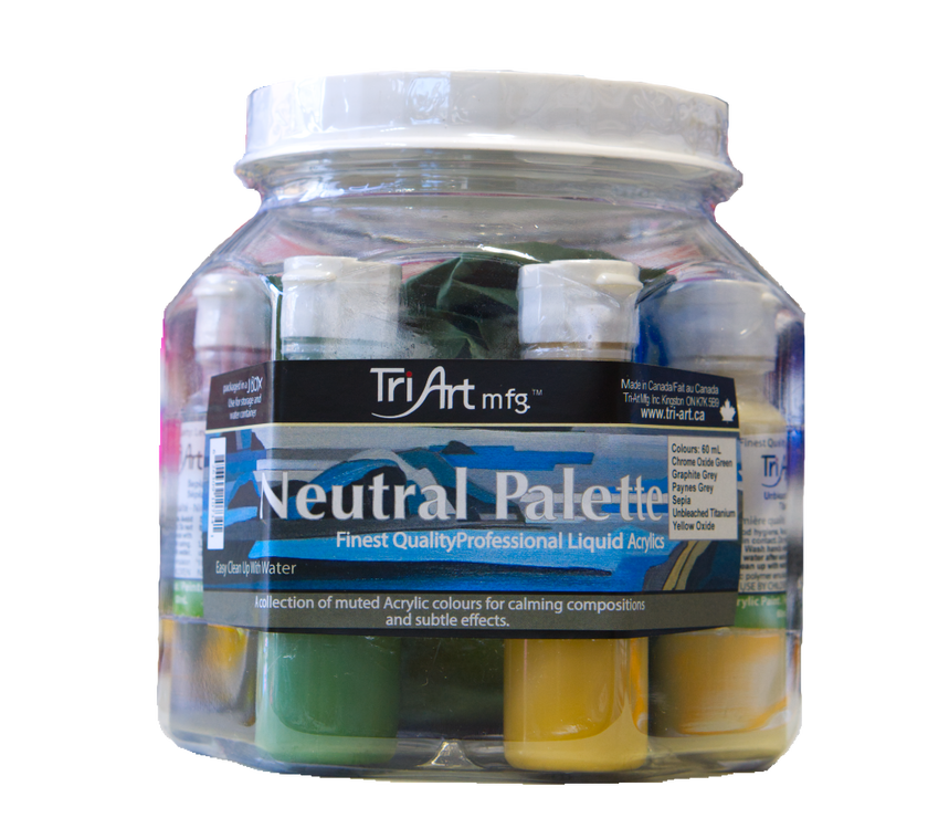 Tri-Art Liquid Acrylics - Neutral Palette Set - Art Noise