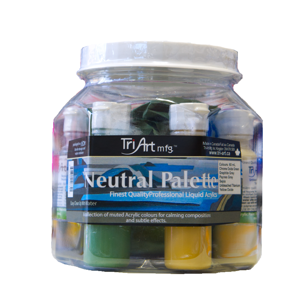 Tri-Art Liquid Acrylics - Neutral Palette Set - Art Noise