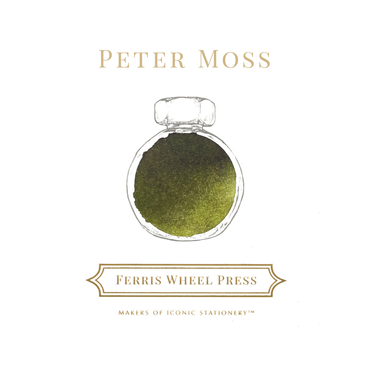 Ferris Wheel Press - 38ml Fountain Pen Ink - Peter Moss