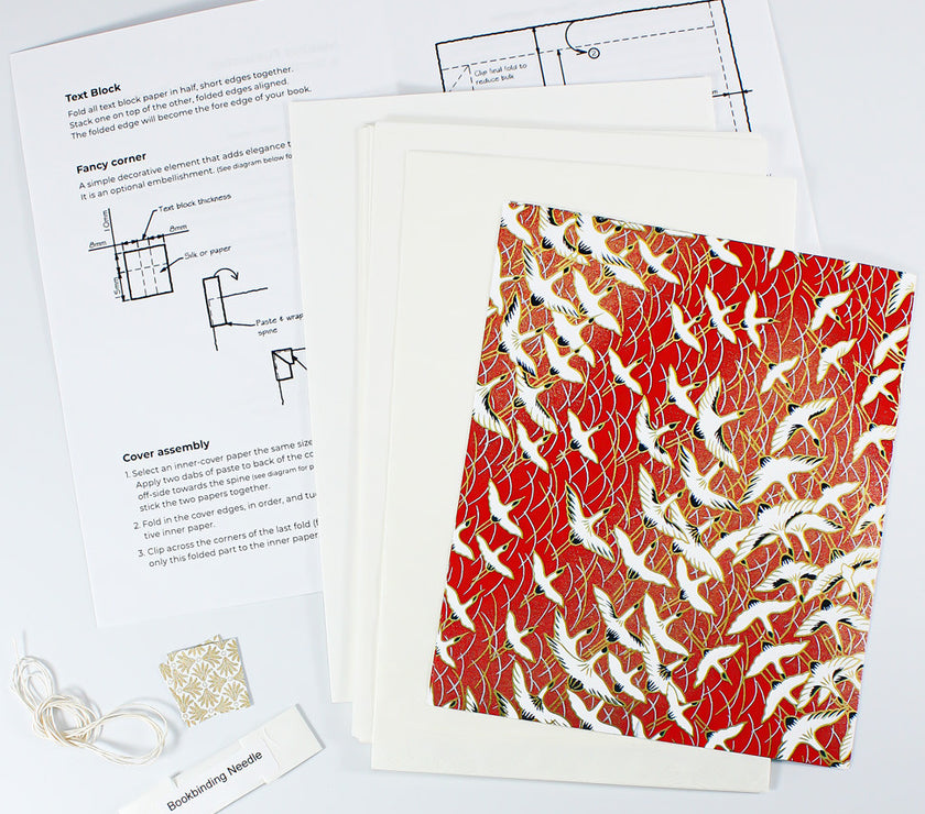 Japanese Paper - Bookbinding 2 - Japanese Stab Bookbinding Kit - Art Noise