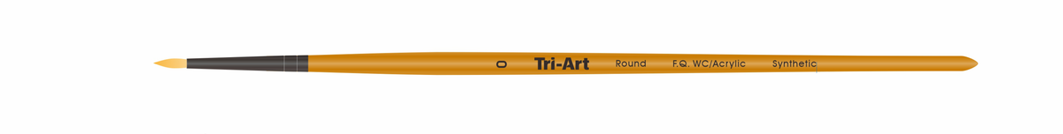 Tri-Art Artist Brushes - Short Synthetic - WC/Acryl - Round - 0