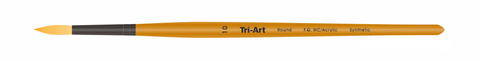Tri-Art Artist Brushes - Short Synthetic - WC/Acryl - Round - 10 - Art Noise Tri-Art Artist Brushes - Short Synthetic - WC/Acryl - Round - 10 Tri-Art Mfg. Paint Brushes art-noise.myshopify.com tri-art-artist-brushes-short-synthetic-wc-acryl-round-10