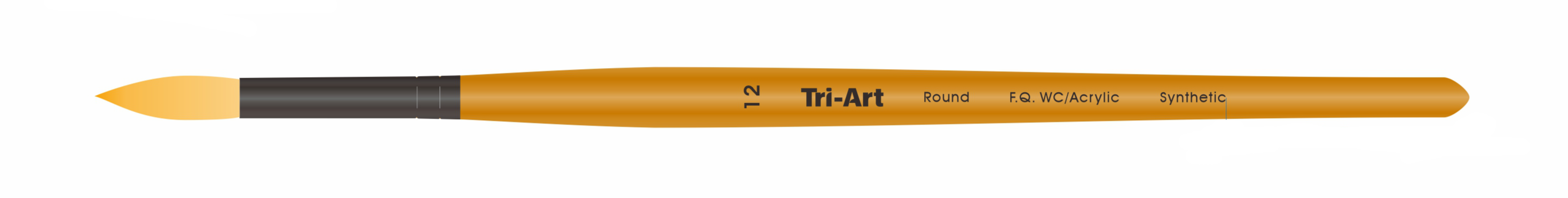 Tri-Art Artist Brushes - Short Synthetic - WC/Acryl - Round - 12 - Art Noise