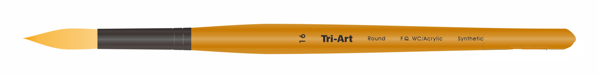 Tri-Art Artist Brushes - Short Synthetic - WC/Acryl - Round - 16