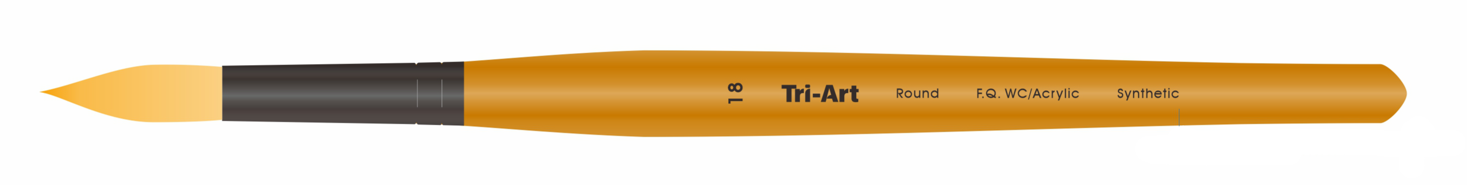 Tri-Art Artist Brushes - Short Synthetic - WC/Acryl - Round - 18 - Art Noise