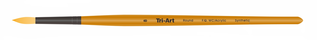 Tri-Art Artist Brushes - Short Synthetic - WC/Acryl - Round - 8 - Art Noise