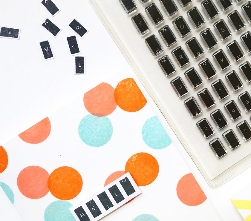 The Paper Curator - Reno Alpha Stamp - Art Noise
