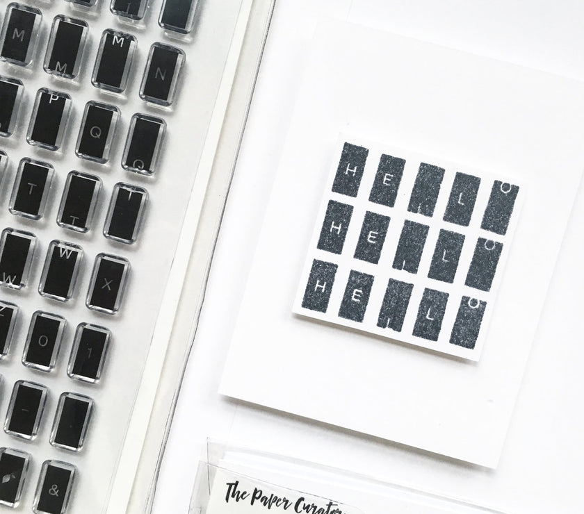 The Paper Curator - Reno Alpha Stamp - Art Noise