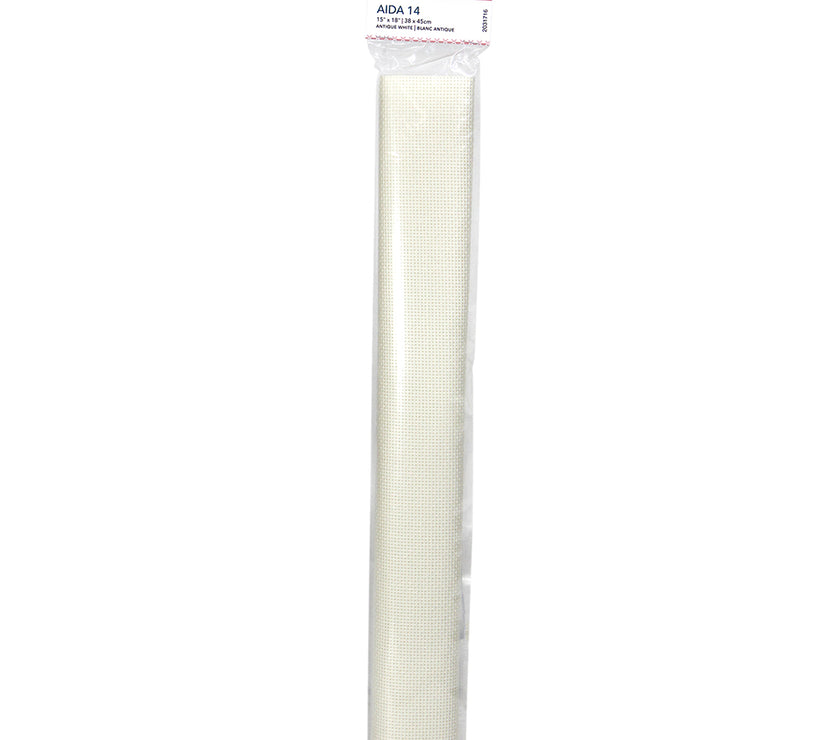 STITCHERS' CHOICE - Cotton 14ct Aida 38.1 x 45.7 cm (15″ x 18″) - Antique White - Art Noise