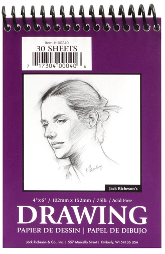 Jack Richeson - Drawing Pad 75lb - 30 Sheet - Multiple Sizes - Art Noise