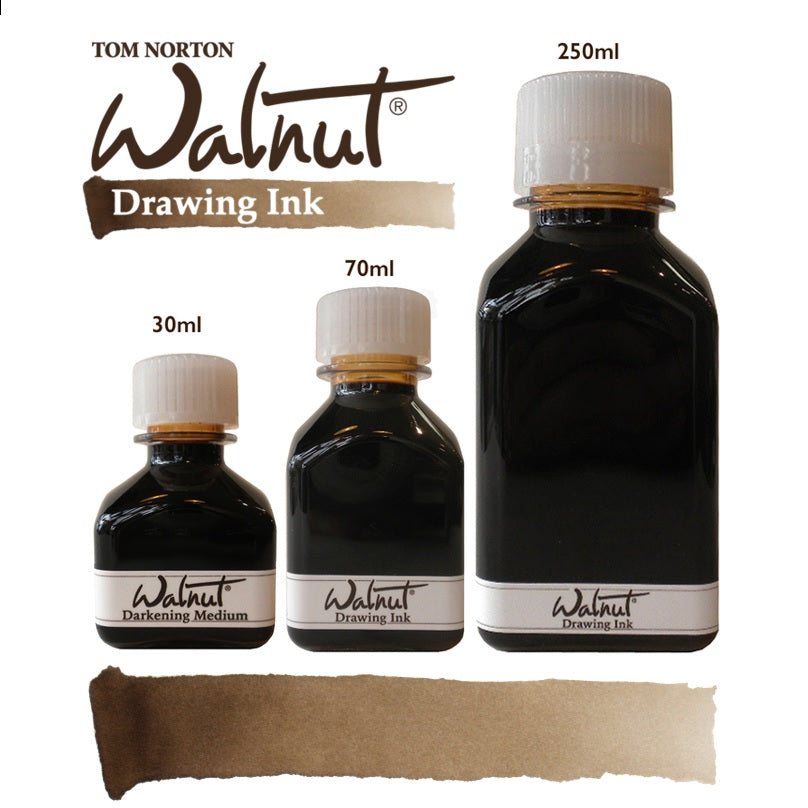 Tom Norton's Walnut Drawing Ink - Art Noise