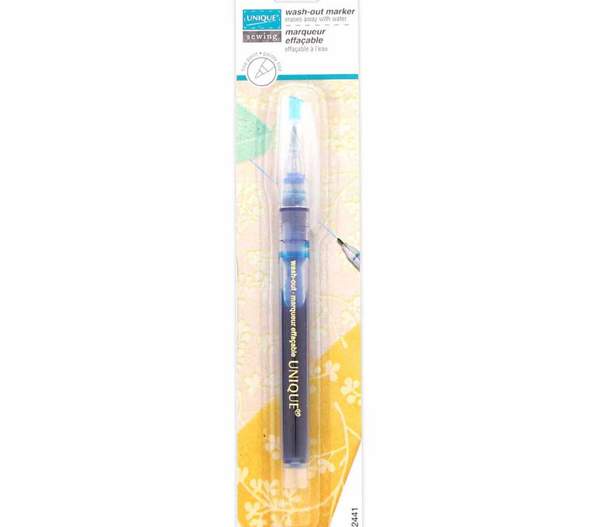 Unique - Sewing Wash-out Marker - Fine - Blue - Art Noise