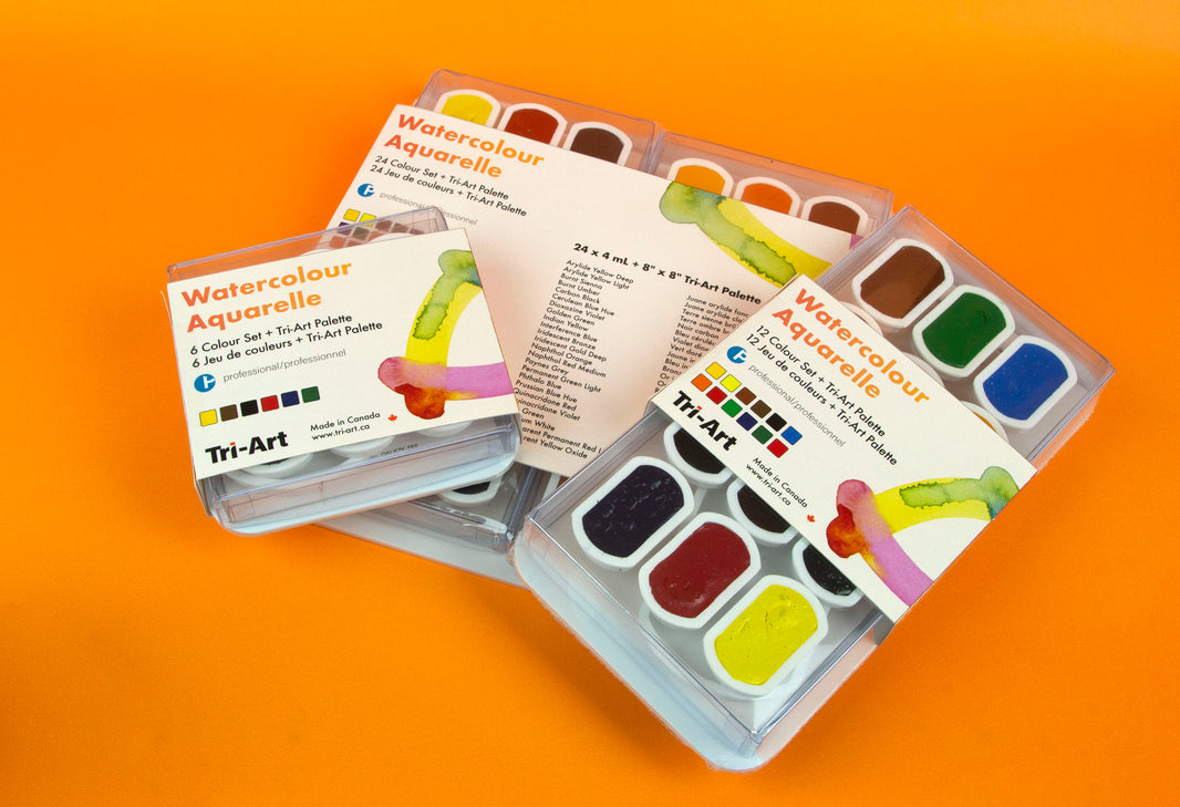 Tri-Art - Finest Quality Watercolours - Pan Sets - Art Noise