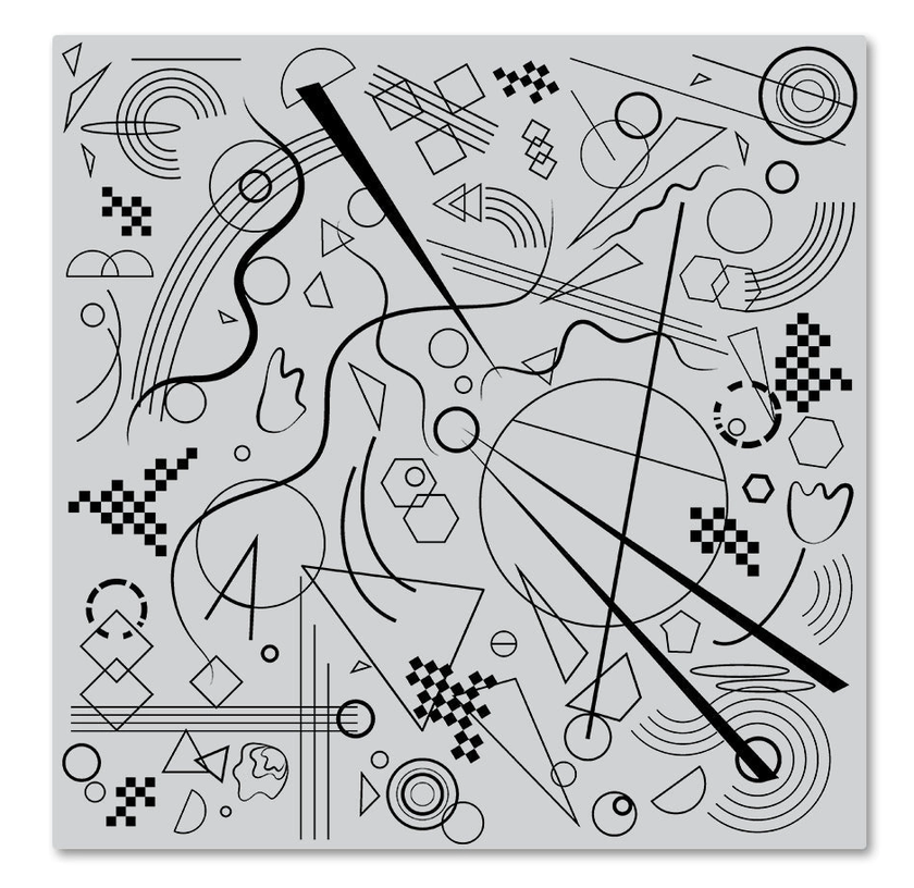 Hero Arts - Rubber Cling Stamps - Art Noise