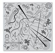 Hero Arts - Rubber Cling Stamps - Art Noise