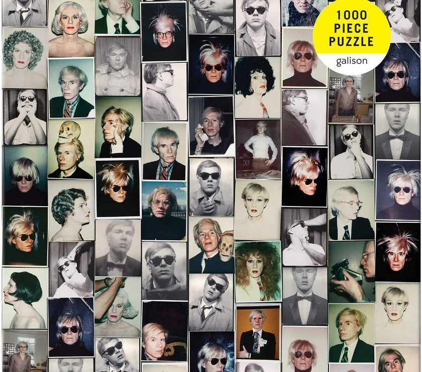 Andy Warhol Selfies 1000 Piece Puzzle - Art Noise