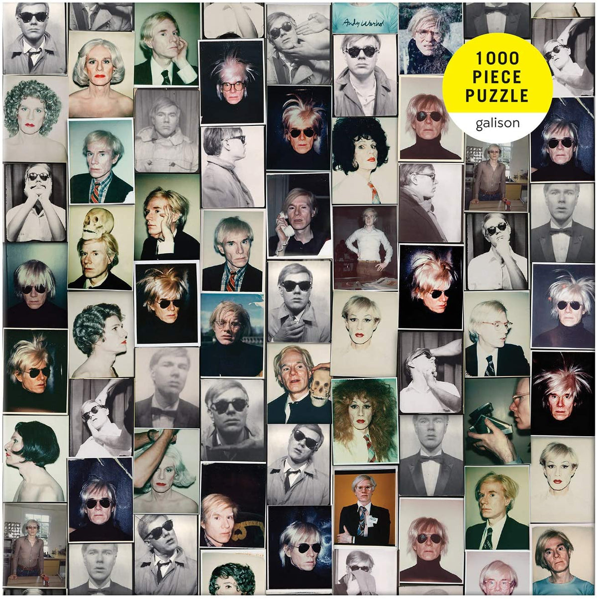 Andy Warhol Selfies 1000 Piece Puzzle